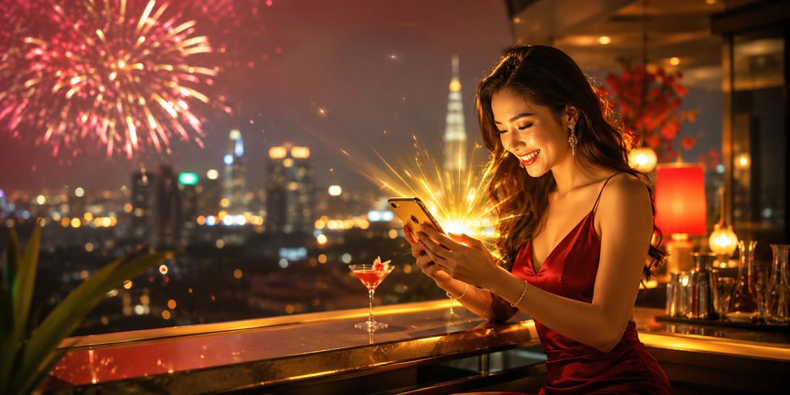 Không khí lễ hội casino sôi động tại Hồ Chí Minh với giao diện đăng ký và thưởng chào mừng