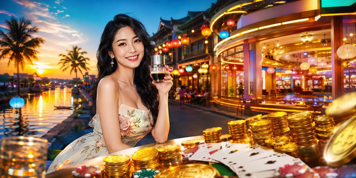 Người bạn bè tụ tập chơi bài thư giãn bên ly cà phê trong không gian ấm áp tại Hội An